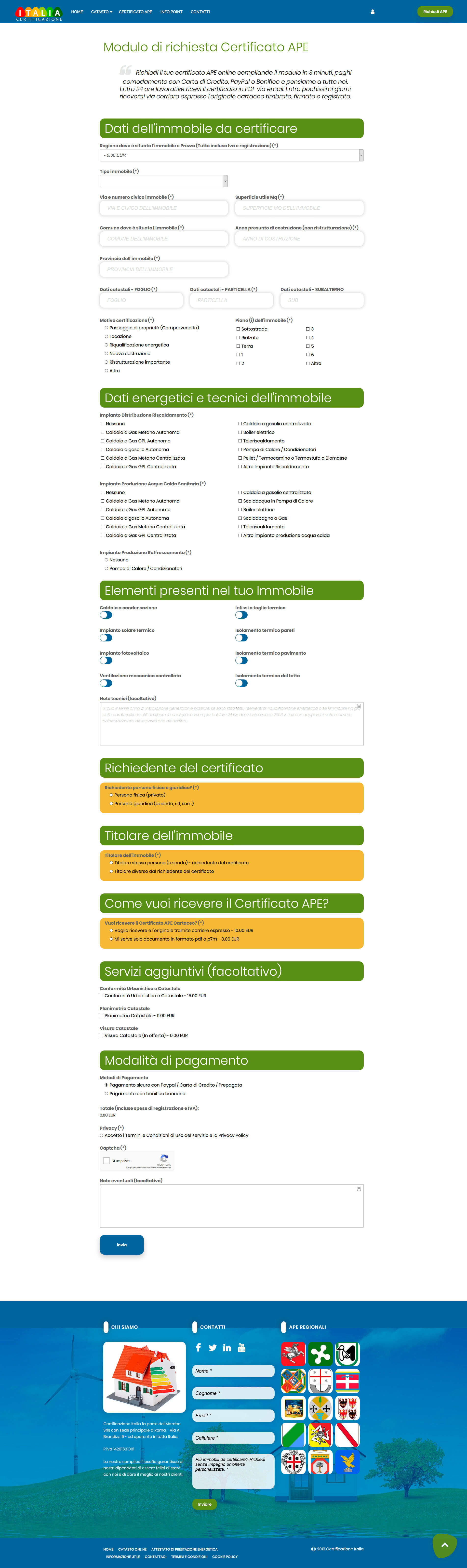 Работы по сайту Certificazioneitalia.it