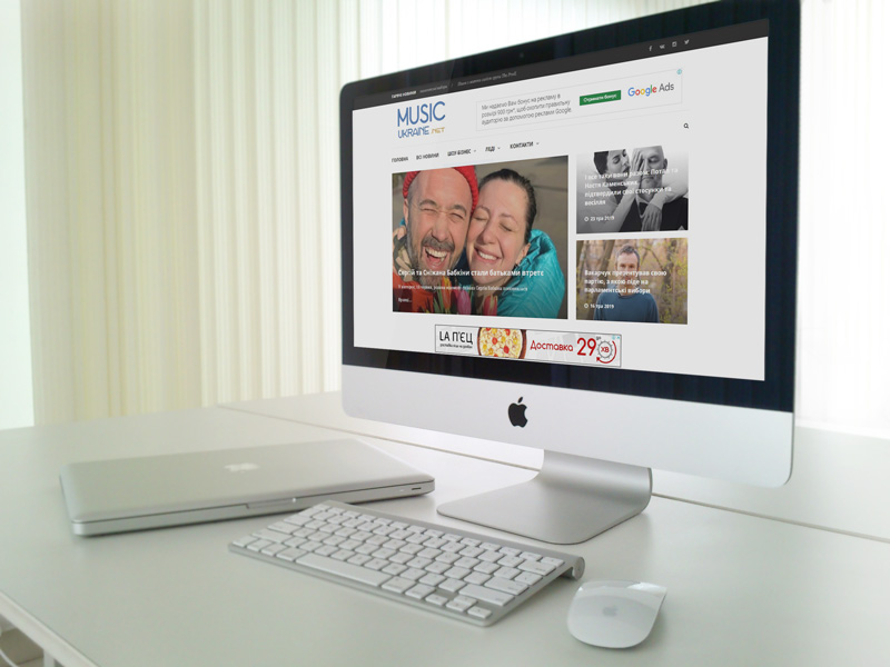 Разработка сайта. Новости шоу-бизнеса