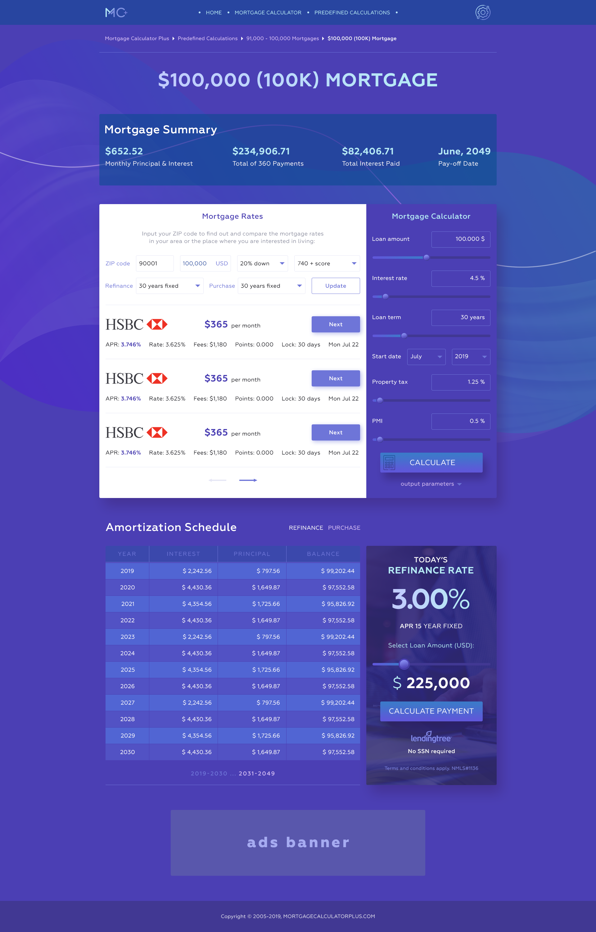 Mortgage Calculator