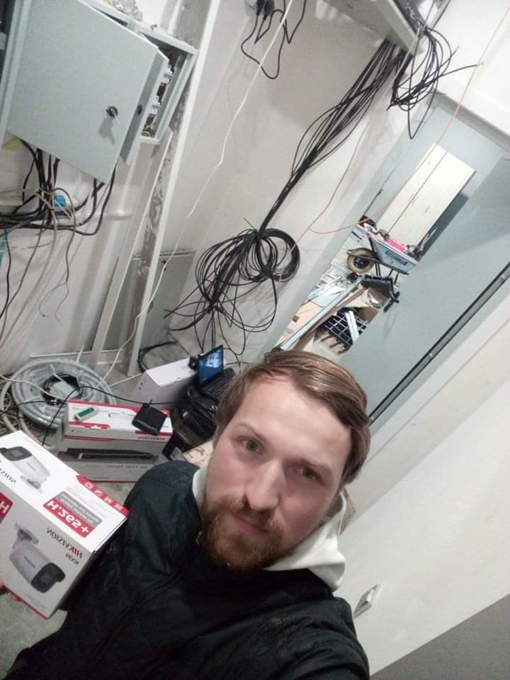 Установка видеонаблюдения 