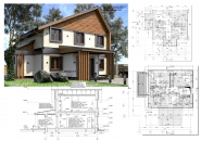 Вилла с гостевым домиком и гаражом на две машины