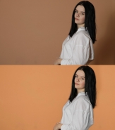 Уборка тени и дефектов фотографии , ретушь фотографии.