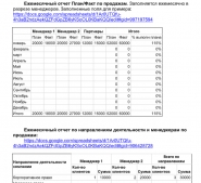 Фрагмент "Системы отчетности" 