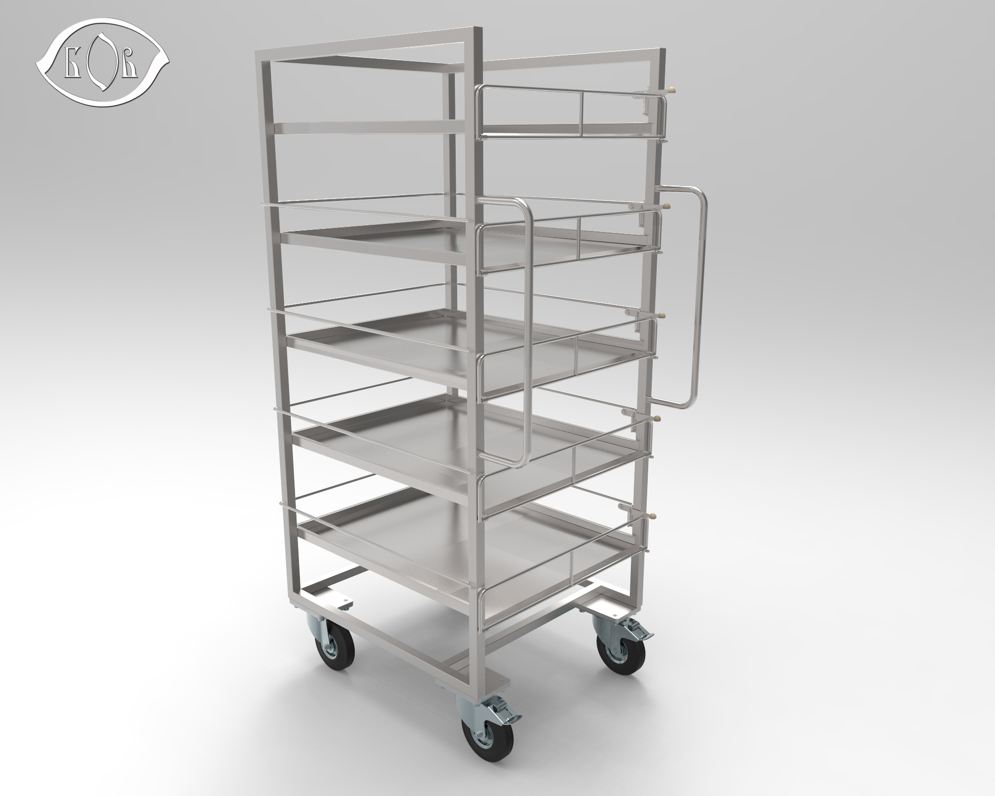 Стеллаж передвижной