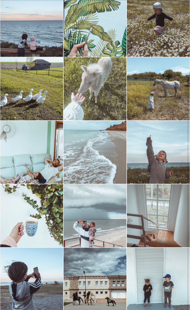 Визуальный moodboard 