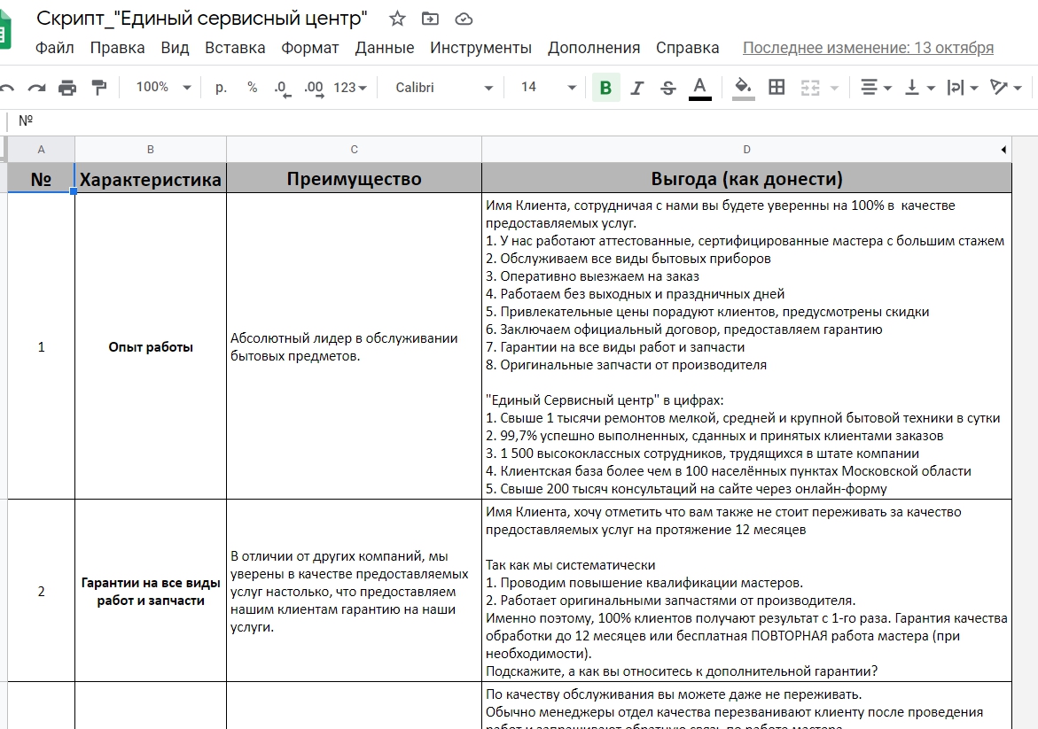 ФРАГМЕНТ "карты аргументов"