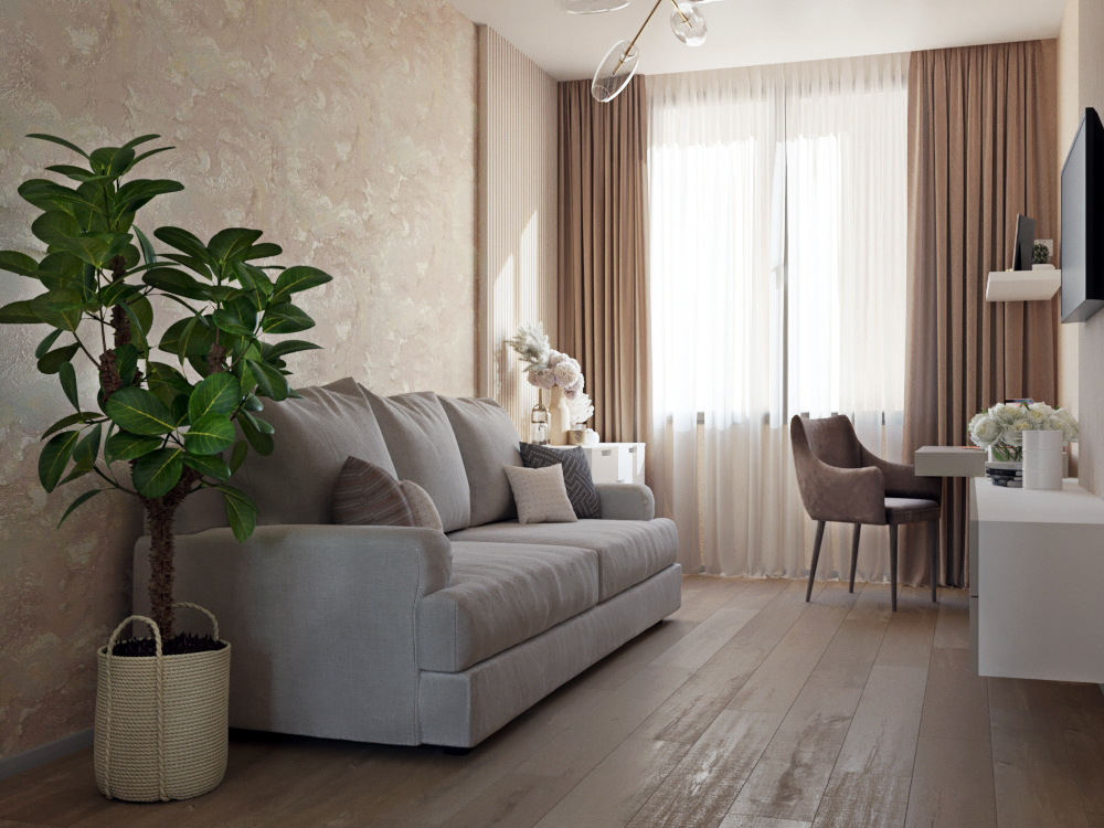 Дизайн квартиры 37м2