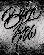 Леттеринг логотип Burn slow