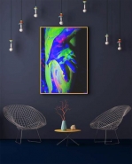 Art Space Neon Girl