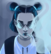 Smoke girl