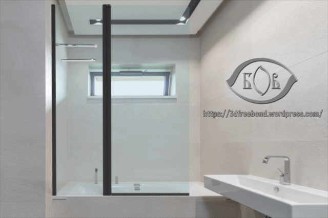 3D Визуализация Шторки ванной (GIFанимация-нажми на изображение)