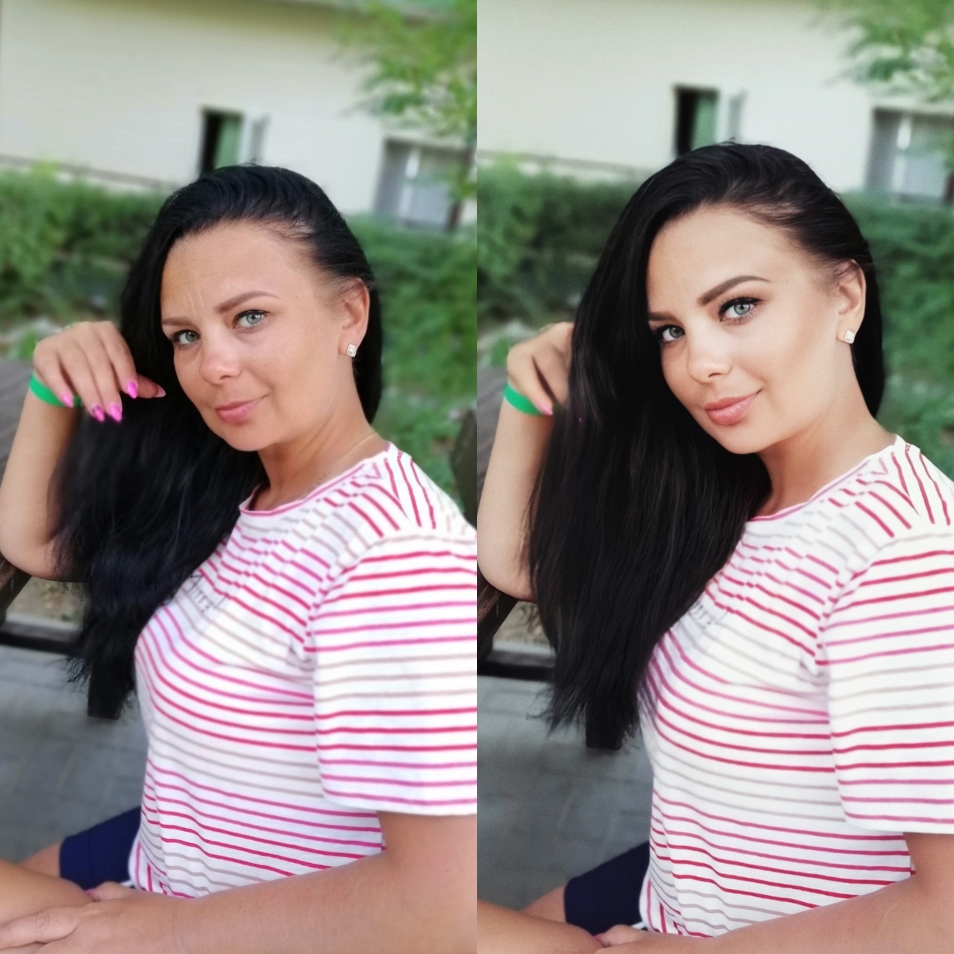 Ретушь лица, волос