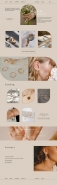 Landing page for jewelry Moon