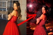 Замена фона + обработка фото.