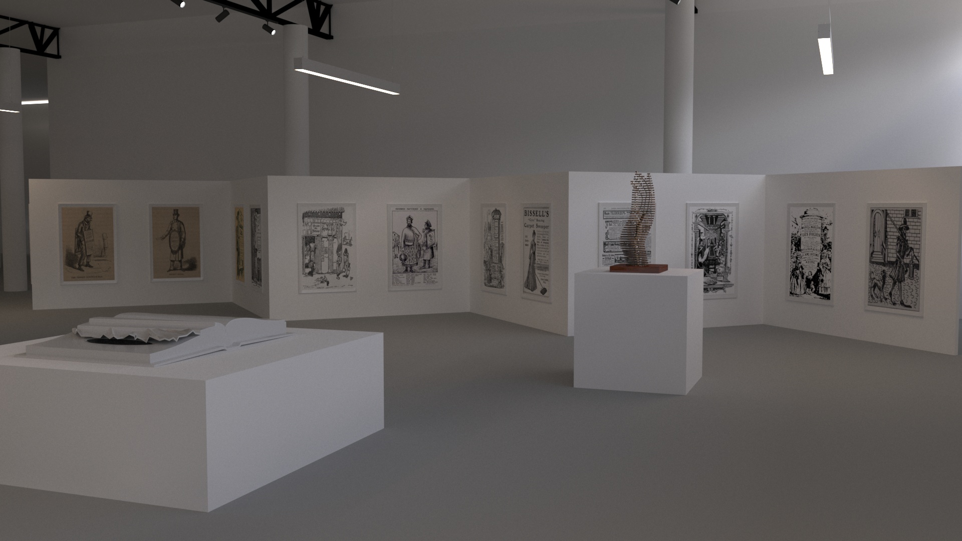 Візуалізація виставкової зали