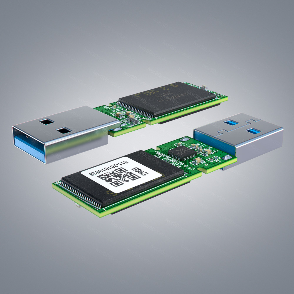 USB Flash Drive Circuit Board