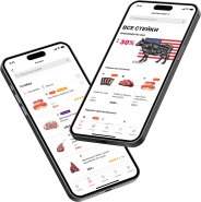 iOS app for an online store of premium steaks and other delicacies.