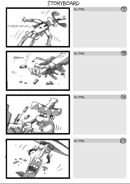 раскадровки (storyboards)