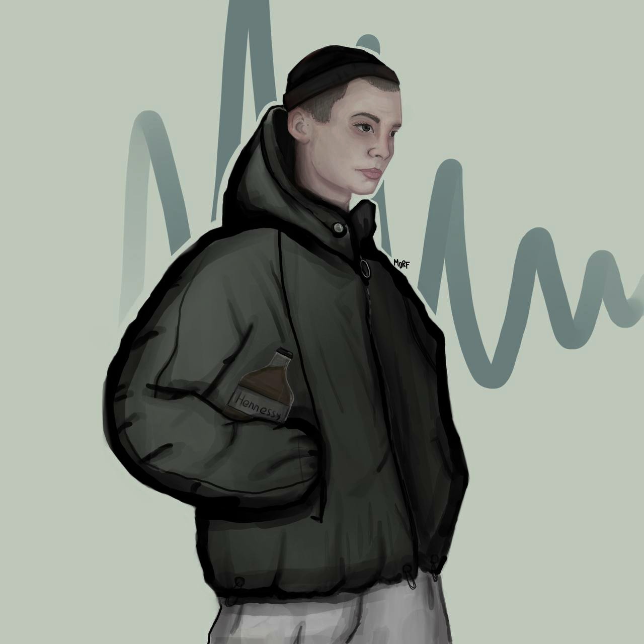 Портрет по пояс