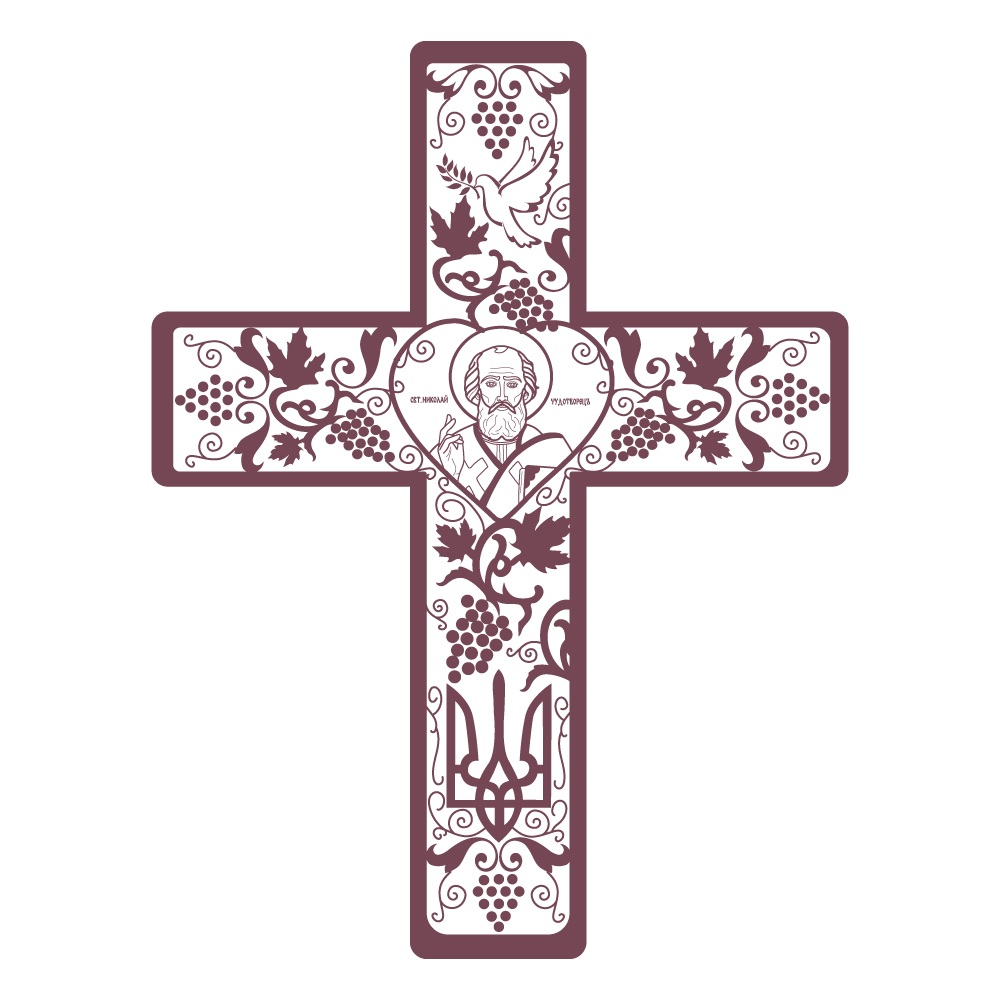 макет креста для церкви