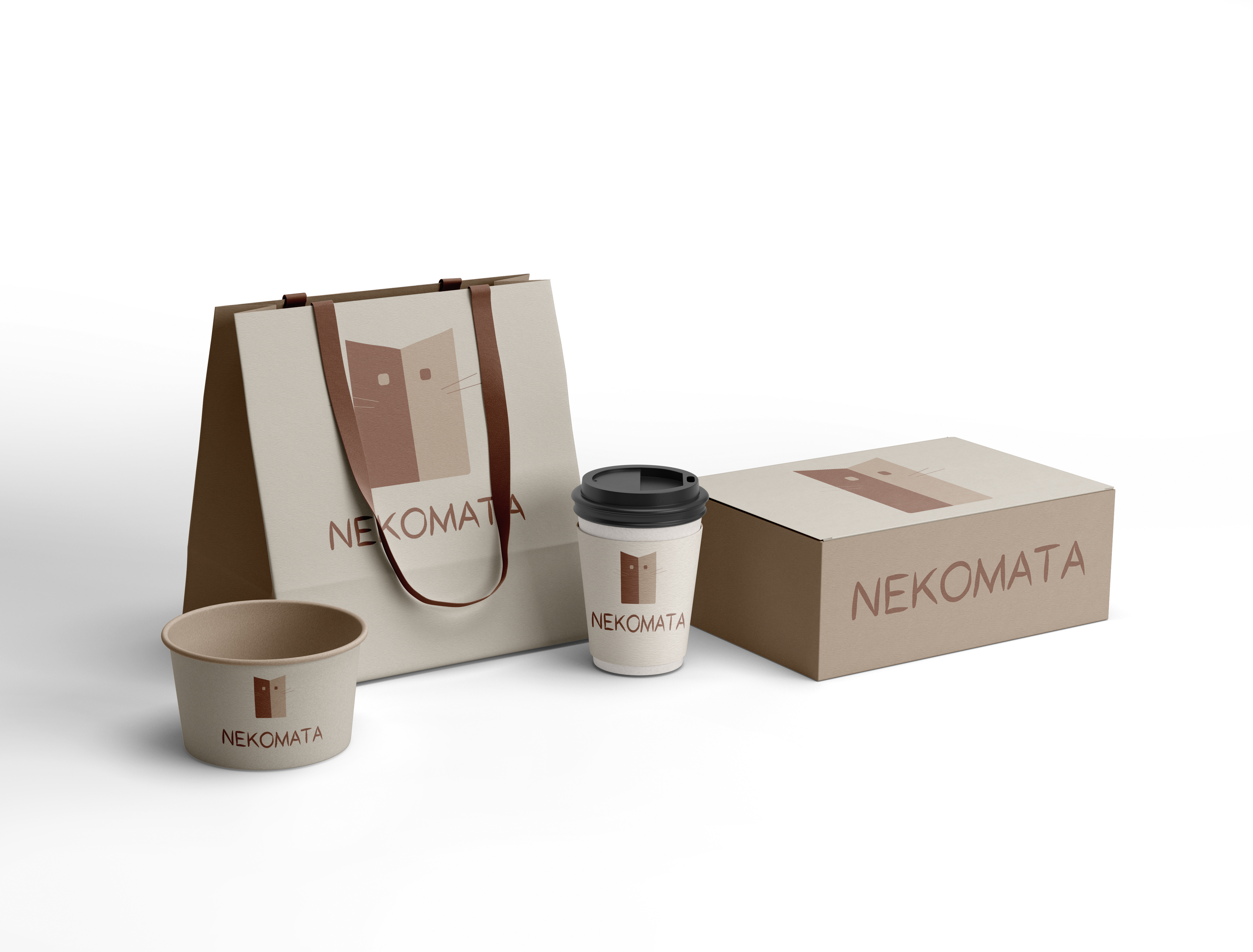 Упаковка котокафе Nekomata