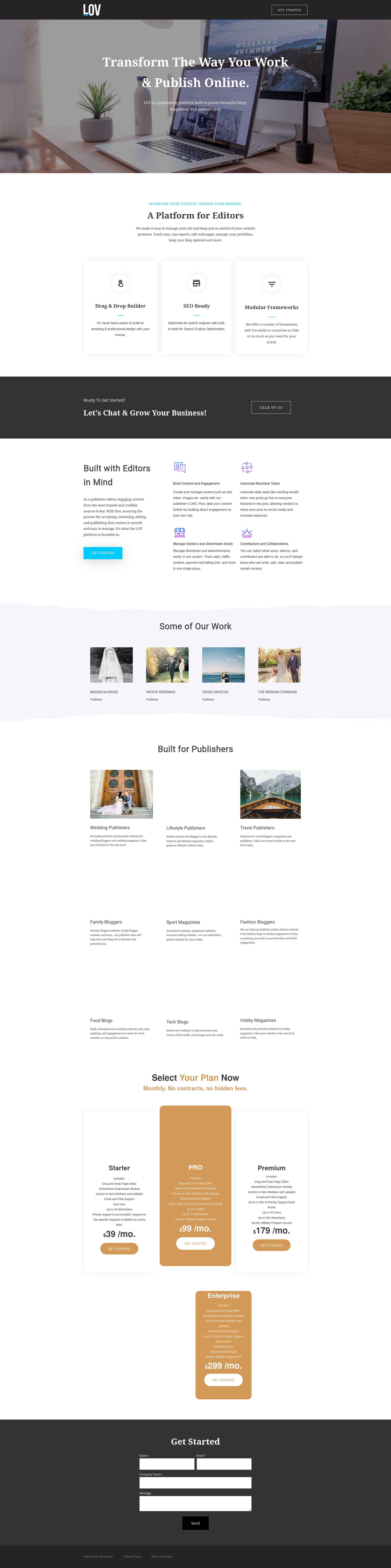 LOV Publishing - Transform The Way You Work