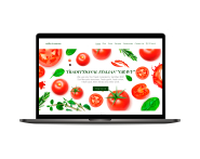 Landing Page - Italian Sauces Website Redesign