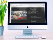 Сайт лендінг - реклама фітнес клубу FireFit